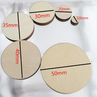 Disques ronds en bois à faire soi-même, 4 ", artisanat, décoration de bois inachevé