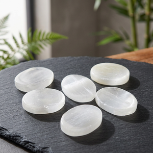 Pendientes de plata de imitación para mujer, piedras naturales de diferentes colores - Product Image 3