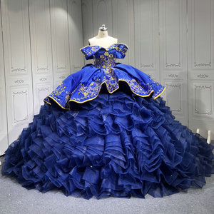 Mumuleo Vestido De quinceaeras De <span class=keywords><strong>Ariel</strong></span> Sweet 16 Vestidos De 15 Anos Charro Quince Vestido De baile Vestidos De 15 Aos Morados - Product Image 2