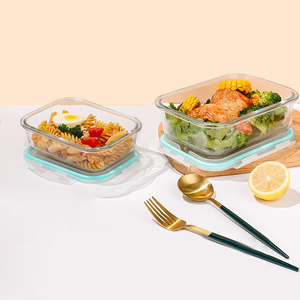 Neues Design Lebensmittel-Aufbewahrungsbox aus Borosilikatglas Wiederverwendbare Auslaufsichere Meal-Prep-Behälter für Kinder mit CE-Zertifikat - Product Image 5