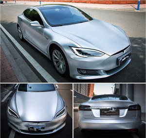 1.52*18m Pvc Satin Rouge Fuchsia Rose Mat Satin Chrome Diamant Perle Métallique Vinyle Adhésivos Wrap <span class=keywords><strong>Film</strong></span> Autocollant Rouleaux Pour Voiture - Product Image 2