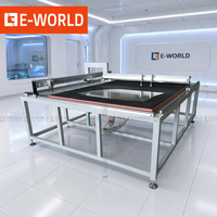 Table de découpe inclinable industrielle EWORLD à aspiration pour verre, pour un déplacement fluide du verre de 2 à 12 mm, haute efficacité
