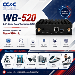 WB-520 คอมพิวเตอร์บอร์ดเดี่ยวขนาด 2.5 นิ้วรุ่นใหม่ คุณภาพสูงสุด คอมพิวเตอร์บอร์ดเดี่ยว AI - Product Image 1
