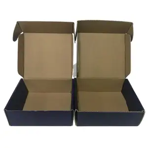 도매 사용자 정의 인쇄 왁스 골판지 배송 상자 사용자 정의 로고 골판지 우편물 상자