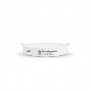 Lámpara de techo delgada Aigostar con retroiluminación LED de 24W 6500K D240mm - Product Image 1