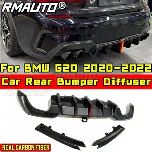 ชุดแต่ง BMW G20 ปี 2020-2022 สปอยเลอร์กันชนหลัง BMW G20 คาร์บอนไฟเบอร์แท้ สไตล์สปอร์ต ดิฟฟิวเซอร์ สปลิตเตอร์ อุปกรณ์ตกแต่งรถยนต์ - Product Image 3
