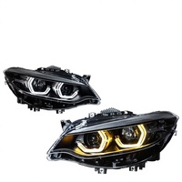 2014-2021 pour Série 2 OLIVER F22 F23 Ensemble de phares LED style cuillère bicolore DRL Projecteur Rétrofit 12V