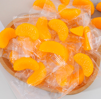 100PCS/bag Grosir Mini Orange Vent Squishy Buah Realistis Slow Rising Pereda Stres Mainan Sensorik Fidget Hadiah Pesta Grosir