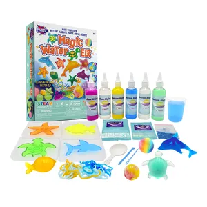 Molde de 4 formas no tóxico hecho a mano DIY juguetes sensoriales de agua Stem Science Lab juguete mágico agua elfo juguete Kits para niños fiesta favores regalos
