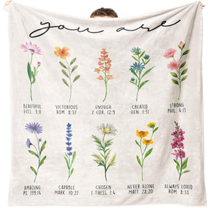 Coperta in pile personalizzata con stampa di cani, calda, morbida, in poliestere, con logo del designer, ideale per dormire - Product Image 1