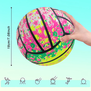 Vente en gros <span class=keywords><strong>de</strong></span> balle gonflable <span class=keywords><strong>de</strong></span> haute qualité durable et sûre arc-en-ciel en PVC personnalisée OEM & ODM jeu <span class=keywords><strong>de</strong></span> sport <span class=keywords><strong>de</strong></span> plein air pour adultes - Product Image 5