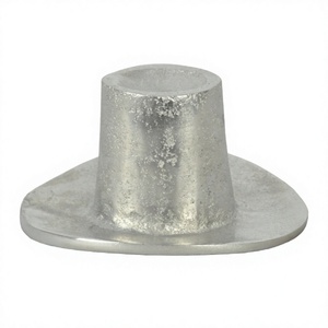 Sombrero de vaquero elegante con logotipo personalizado, tapa de aluminio fundido con acabado plateado, objeto decorativo, buen trofeo de regalo para montar a caballo, las mejores ventas - Product Image 1