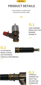 Pièces de rechange pour moteurs de machines de construction Injecteur de carburant moteur C6.4 Buse d'injection pour excavatrice 320D 323D CA3264700 3264700 326-4700 - Product Image 4