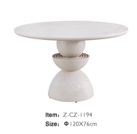 Table à manger moderne en bois de 120 cm avec construction en MDF durable, couleur noyer riche, décoration contemporaine pour salle à manger