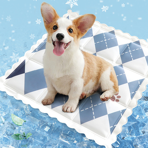 SUREWALHOME Coussin de refroidissement pour animaux de compagnie pour chien d'été Tapis de refroidissement pour chiens chats, été Ice Silk <span class=keywords><strong>Cool</strong></span> Dog Mats Tapis de couchage pour intérieur - Product Image 6