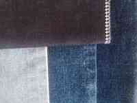 2099 TR Slub Crosshatch Stretch Coton Polyester Viscose Spandex Tissé Sergé Denim Tissu pour Homme