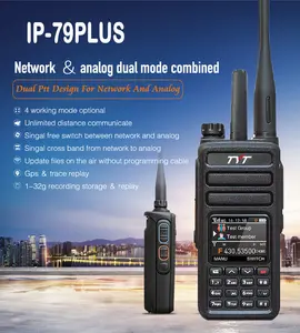 TYT IP79 4G LTE walkie talkie con tarjeta SIM GSM POC Global Radio 100 KM de alcance con GPS zello Android walkie talkie