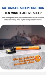 3.7V USB Rechargeable Cordless Soldering Iron <b>Kit</b> Portable Wireless Digital LED Display <b>Electric</b> Welding Pen <b>Kit</b> with Rosin Tips - Product Image 3