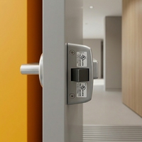 Porte coupe-feu en acier résistante au feu pendant 3 heures, conforme à la norme américaine, porte d'entrée moderne pour hôtels et entrepôts