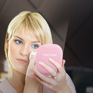 Zonyin Rechargeable <strong>Compact</strong> Makeup <strong>Mirror</strong> Dual-Sided LED Lights 5X Magnification Portable Cosmetic <strong>Mirror</strong> with Square <strong>Design</strong> - Product Image 3