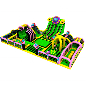 Bon <span class=keywords><strong>prix</strong></span> Énorme terrain de jeu gonflable à rebond pour enfants parcours d'obstacles gonflable géant d'intérieur pour les enfants - Product Image 1