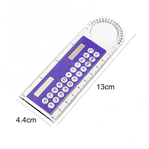 Regla Recta Ultrafina Mini en Oferta con Calculadora Solar, Lupa y Calculadora Multifunción de 10 cm, Material Escolar y de Oficina - Product Image 5
