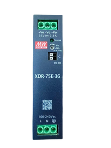 Convertisseurs AC-<span class=keywords><strong>DC</strong></span> MEAN WELL, alimentation industrielle à découpage <span class=keywords><strong>12V</strong></span> 5A, entrée <span class=keywords><strong>220V</strong></span>, <span class=keywords><strong>transformateur</strong></span> sur <span class=keywords><strong>rail</strong></span> <span class=keywords><strong>DIN</strong></span> XDR-75E-12 - Product Image 4