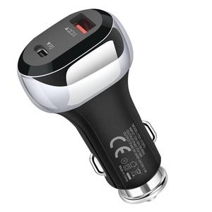 2025 haute qualité PD QC 3.0 chargeur de voiture charge rapide pour iPhone 12 Pro XS Xiaomi 7 8 Samsung S10 téléphone portable voiture double USB <span class=keywords><strong>Char</strong></span> - Product Image 5