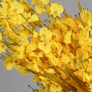 Fleur Artificielle Orchidée Dansante Jaune 3 Branches 5 Branches Plante Entière Décoration Intérieure Bouquet Fleur Artificielle Ornement - Product Image 4