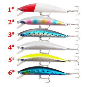 Esche Artificiali Minnow All'Ingrosso 13cm 41.2g in Plastica Dura Affondanti con Ancorette per Pesca in Acqua Salata, Lago, Fiume, Marlin, Squalo, Orata - Product Image 2
