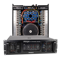 Prix Usine Amplificateur de Puissance Professionnel 3U pour Système Sonore Linéaire, Enceinte Audio PA, 2 Canaux, 4000W à 5000 Watts