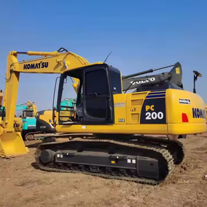 รถขุดดิน Komatsu อุปกรณ์ PC200-7 PC200-8 PC200-6มือสองพร้อมเครื่องยนต์ทรงพลัง - Product Image 4