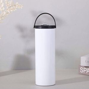 Htpmart Sublimation Tumbler 20oz Triple-Insulated Stainless Steel Sports Water Bottle With <b>Straw</b> <b>Lid</b> Blank Sublimation <b>Cup</b> - Product Image 3