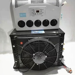 เครื่องปรับอากาศไฟฟ้า 12V 24V พร้อมอุปกรณ์เสริมครบชุด แยกชิ้นส่วนภายนอกและภายใน - Product Image 2