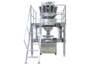 Machine de pesage à 14 têtes, Machine de remplissage à double tête, Machine de scellage linéaire à 8 têtes, Machine de capsulage linéaire automatique, Machine d'étiquetage