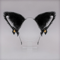Oreilles de chat mignon personnalisé en peluche fourrure bandeau Cosplay accessoire de cheveux pour les filles et les enfants
