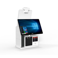 Kiosque de paiement de facture de billet de restaurant à écran tactile de 15.6 "Machine de caisse en libre-service Kiosque de commande de nourriture Mcdonalds