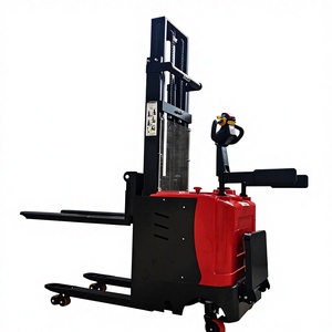 Groothandel Yakir elektrische vorkheftruck 2t hefhoogte reachtruck volledig elektrische stapelwagen loodzuurbatterij luchtbanden CE - Product Image 2