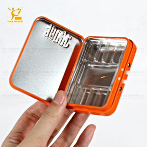 Tinsmaker Factory Custom Logo Rectangle Child-Proof Hinge Metal <strong>Tin</strong> Mint Candy <strong>Tobacco</strong> Pill Child Resistant <strong>Tin</strong> Box CR <strong>Tin</strong> - Product Image 4