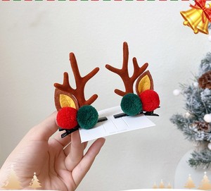 Barrettes en tissu de la série Noël : Père Noël et Renne - Product Image 5