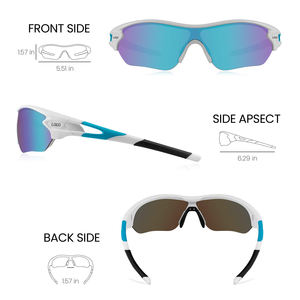 <span class=keywords><strong>Gafas</strong></span> de <span class=keywords><strong>Ciclismo</strong></span> Polarizadas con 5 Lentes para Deportes, Correr, <span class=keywords><strong>Ciclismo</strong></span> de Montaña, Pesca, Béisbol, <span class=keywords><strong>Gafas</strong></span> de <span class=keywords><strong>Sol</strong></span> para Hombre y Mujer con Protección UV 400 - Product Image 6