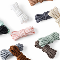 Lacets de chaussures, lacets de baskets plats et ronds, lacets de remplacement, lacets de couleur personnalisée, vente en gros