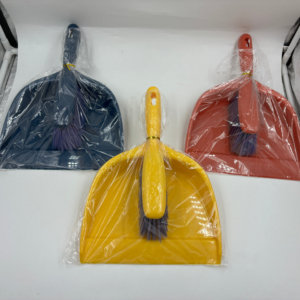 Set <span class=keywords><strong>di</strong></span> <span class=keywords><strong>scopa</strong></span> e palette a manico lungo in gomma antivento per uso domestico ristorante ufficio ospedale fabbricato spazzola in plastica - Product Image 1