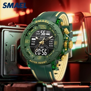 Relojes SMAEL 8140 de Alta Calidad con Pantalla Digital-Analógica Dual, Resistentes al Agua 5ATM, Relojes Deportivos de Silicona - Product Image 2