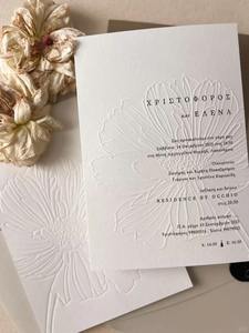 주문 럭셔리 청첩장 Rsvp 카드 레터 프레스 디자인 봉투 종이 보드 인쇄 포함 - Product Image 5