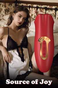 Vibrateur à grande ouverture avec stimulation <span class=keywords><strong>de</strong></span> la langue, rechargeable par USB, 10 fréquences, pour le plaisir des <span class=keywords><strong>seins</strong></span>, des mamelons et du clitoris des femmes, jouet sexuel pour adultes - Product Image 4