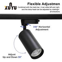 Corps de projecteur LED COB en aluminium à angle réglable, support de lampe GU10/MR16 pour projets d'éclairage industriel – Approvisionnement direct usine