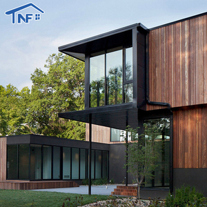 Fenêtre fixe <span class=keywords><strong>panoramique</strong></span> moderne NF AS2047, du sol au plafond, à rupture de pont thermique, en aluminium, pour <span class=keywords><strong>salon</strong></span> et villa - Product Image 1
