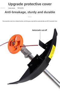 Désherbeur et coupe-herbe sans fil 21V haute puissance à batterie lithium, rechargeable, pour usage domestique, avec option batterie à dos - Product Image 4