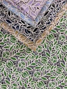 Venta Directa de Fábrica, Tela de Encaje Guipur Soluble en Agua, Sostenible, de Poliéster/Algodón, de Alta Calidad, Nueva Moda <span class=keywords><strong>2026</strong></span>, 130CM - Product Image 6